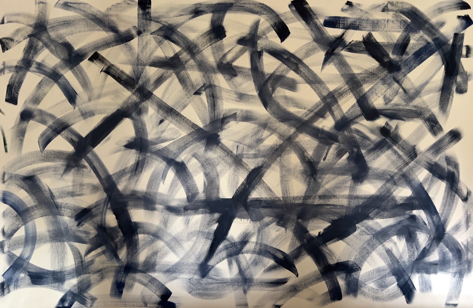 III — oil on linen, 185 × 274 cm, 2026, by Elizabeth R. S. Burnim